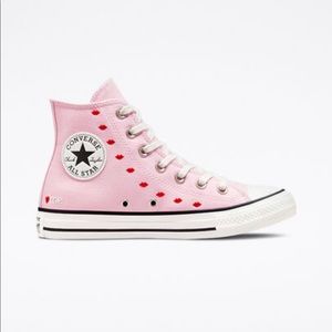 Pink Converse High Tops 2022 Valentine’s Day Limited Edition
